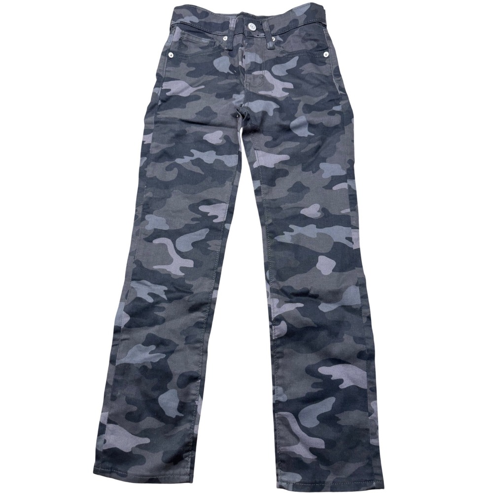 Old Navy Karate Slim‎ Camo Pants Grey Black Built-In Flex Max Size 8 Slim